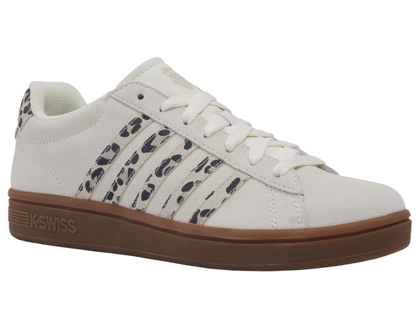 K Swiss COURT TIEBREAK II SDE SNOW WHITE/LIGHT GRAY/LEOPARD/GUM