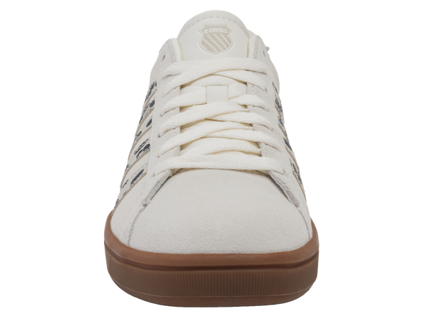 K Swiss COURT TIEBREAK II SDE SNOW WHITE/LIGHT GRAY/LEOPARD/GUM