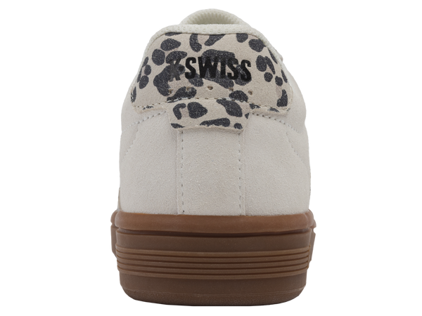 K Swiss COURT TIEBREAK II SDE SNOW WHITE/LIGHT GRAY/LEOPARD/GUM