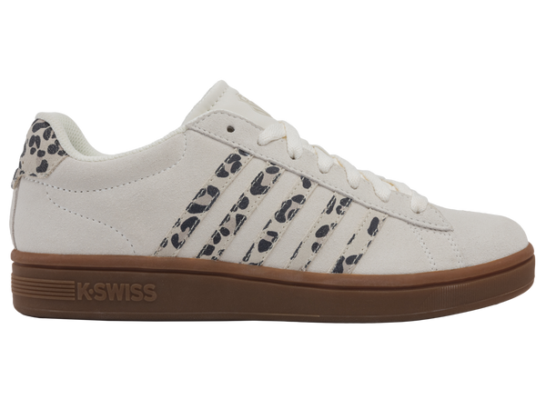 k swiss COURT TIEBREAK II SDE SNOW WHITE/LIGHT GRAY/LEOPARD/GUM