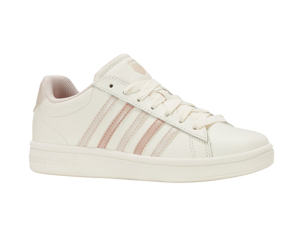 K Swiss COURT TIEBREAK II SNOW WHITE/CRYSTAL GRAY/ROSE DUST