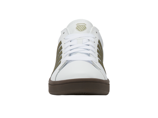 K Swiss COURT TIEBREAK II WHITE/BURNT OLIVE/COLA GUM/ALFALFA
