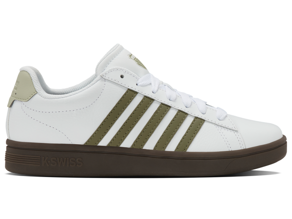 k swiss COURT TIEBREAK II WHITE/BURNT OLIVE/COLA GUM/ALFALFA