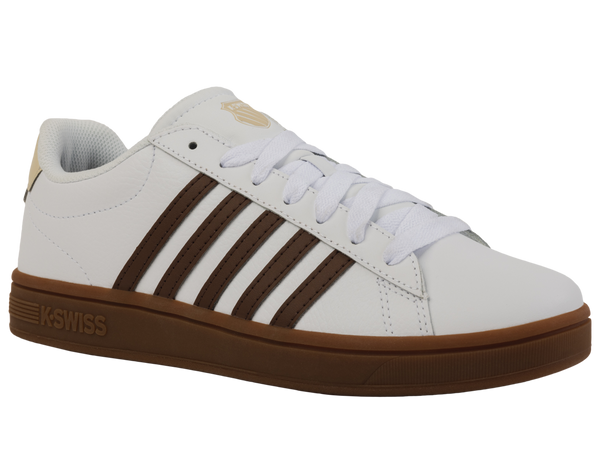 K Swiss COURT TIEBREAK II WHITE/SOFT SILT/CREME BRULEE/GUM