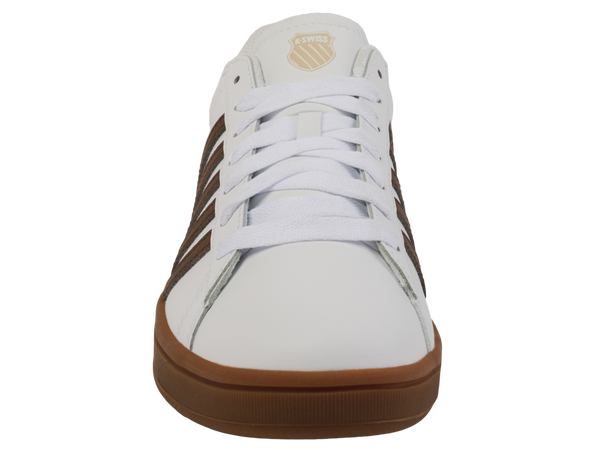 K Swiss COURT TIEBREAK II WHITE/SOFT SILT/CREME BRULEE/GUM