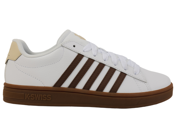 k swiss COURT TIEBREAK II WHITE/SOFT SILT/CREME BRULEE/GUM