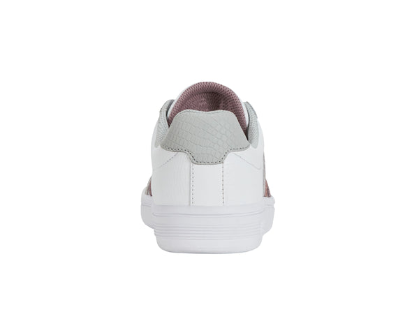 K Swiss COURT TIEBREAK WHITE/PURPLE DOVE/GRAY VIOLET/ROSEGOLD