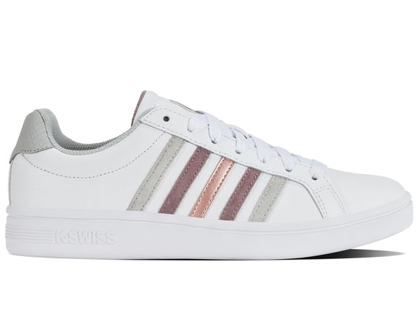 k swiss COURT TIEBREAK WHITE/PURPLE DOVE/GRAY VIOLET/ROSEGOLD
