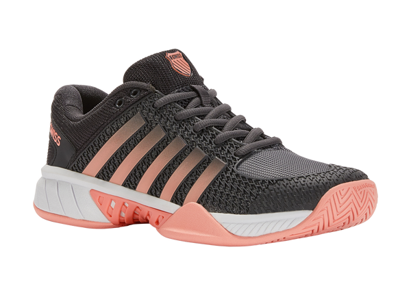 K Swiss EXPRESS LIGHT PICKLEBALL ASPHALT/STEEL GRAY/PEACH