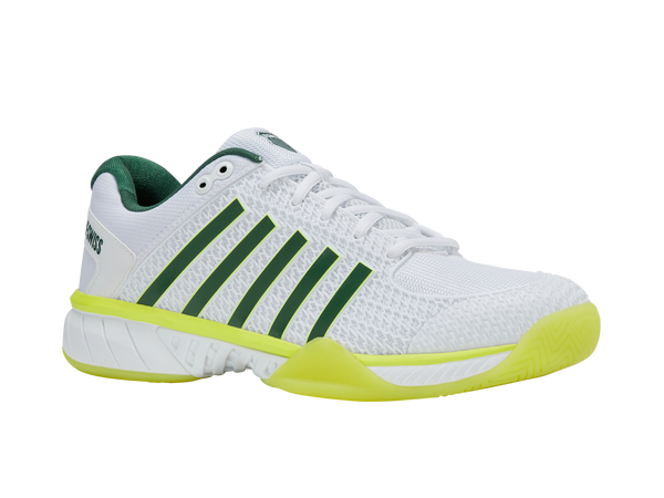 K Swiss EXPRESS LIGHT PICKLEBALL WHITE/NEON LIME/EDEN