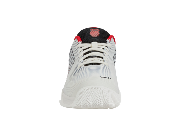 K Swiss HYPERCOURT EXPRESS 2-2E BRIGHT WHITE/STRETCH LIMO/HIGH RISK RED