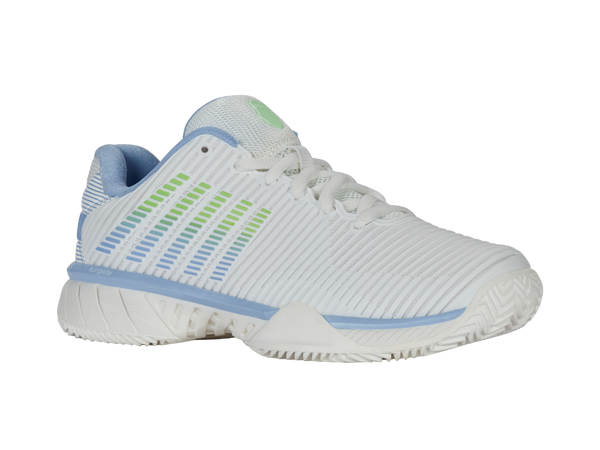 K Swiss HYPERCOURT EXPRESS 2 CLAY LUCENT WHITE/DUTCH CANAL/PARADISE GREEN