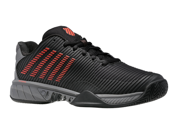 K Swiss HYPERCOURT EXPRESS 2 JET BLACK/STEEL GRAY/SPICY ORANGE