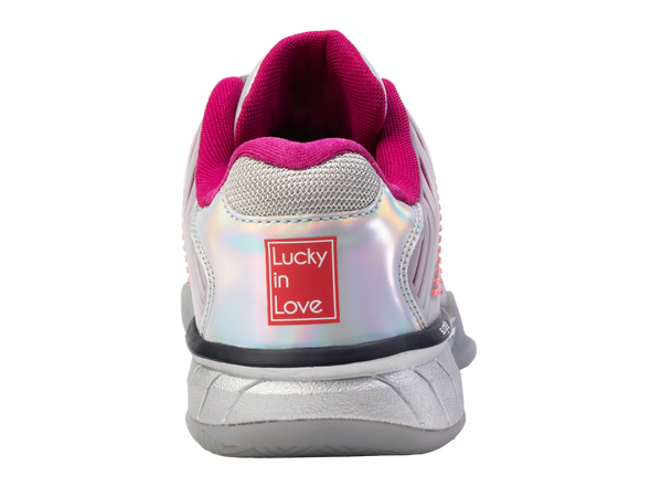 K Swiss HYPERCOURT EXPRESS 2 LUCKY IN LOVE SILVER/HARBOUR MIST/DRAGON FRUIT