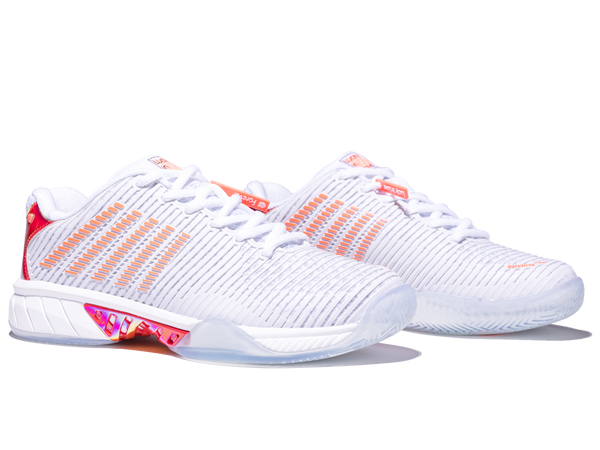 K Swiss HYPERCOURT EXPRESS 2 LUCKY IN LOVE WHITE/DOVE/ORANGE GLOW