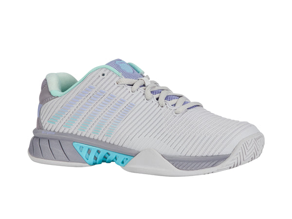 K Swiss HYPERCOURT EXPRESS 2 NIMBUS CLOUD/LILAC GRAY/NEON PURPLE