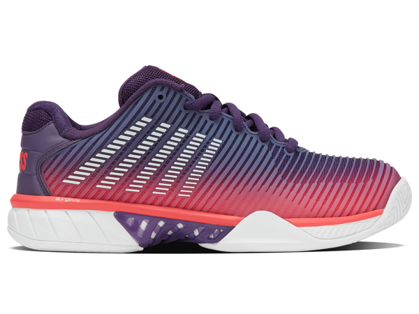 k swiss HYPERCOURT EXPRESS 2 PURPLE PLUMERIA/WHITE/HOT CORAL