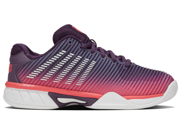 k swiss HYPERCOURT EXPRESS 2 PURPLE PLUMERIA/WHITE/HOT CORAL