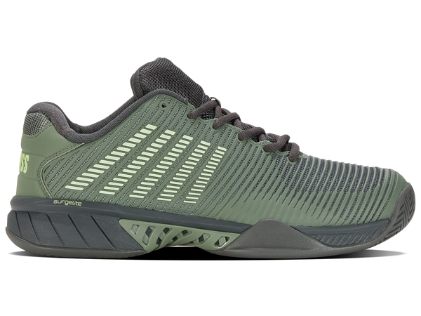 k swiss HYPERCOURT EXPRESS 2 SEA SPRAY/URBAN CHIC/SOFT NEON GREEN