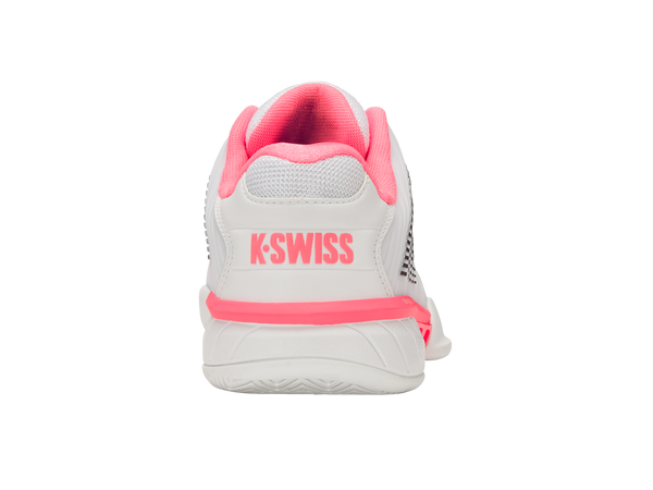 K Swiss HYPERCOURT EXPRESS 2 WHITE/NEON PASTEL PINK/BLACK