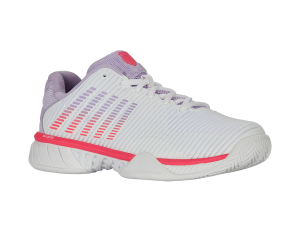 K Swiss HYPERCOURT EXPRESS 2 WHITE/ORCHID PETAL/NEON BLAZE
