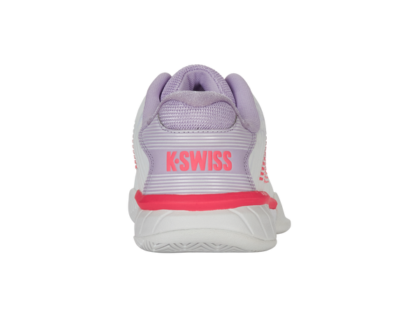 K Swiss HYPERCOURT EXPRESS 2 WHITE/ORCHID PETAL/NEON BLAZE