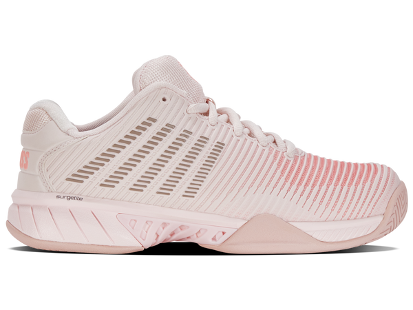 k swiss HYPERCOURT EXPRESS 2-WIDE ALMOST MAUVE/SEPIA ROSE/PALE NEON CORAL