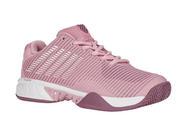 K Swiss HYPERCOURT EXPRESS 2-WIDE CAMEO PINK/GRAPE NECTAR/ORCHID HAZE