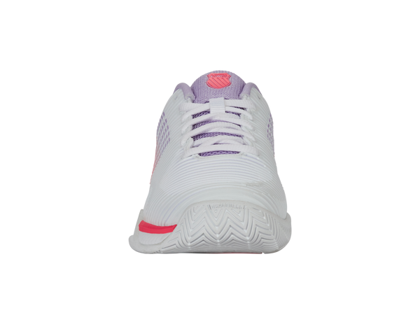 K Swiss HYPERCOURT EXPRESS 2-WIDE WHITE/ORCHID PETAL/NEON BLAZE