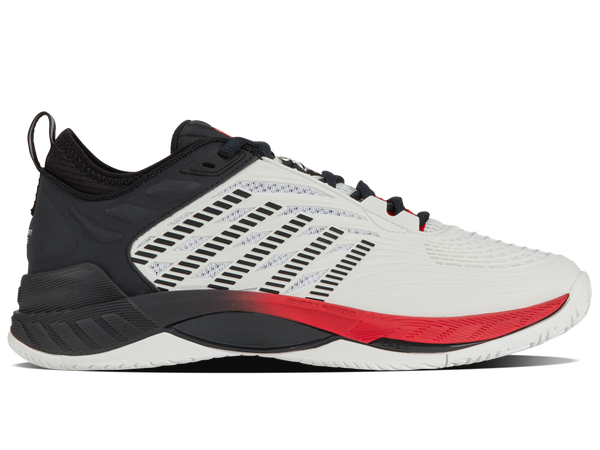 k swiss HYPERCOURT SUPREME 2 BRIGHT WHITE/STRETCH LIMO/HIGH RISK RED