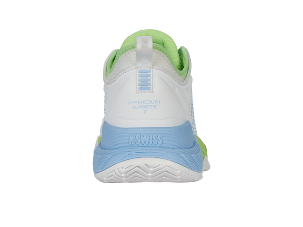 K Swiss HYPERCOURT SUPREME 2 LUCENT WHITE/DUTCH CANAL/PARADISE GREEN