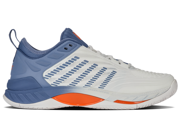 k swiss HYPERCOURT SUPREME 2 LUCENT WHITE/INFINITY/SCARLET IBIS