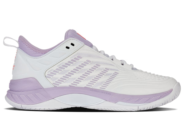 k swiss HYPERCOURT SUPREME 2 WHITE/ORCHID PETAL/NEON BLAZE