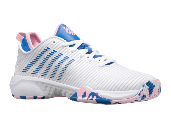 K Swiss HYPERCOURT SUPREME WHITE/STAR SAPPHIRE/ORCHID PINK