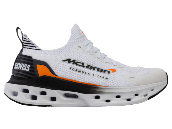 k swiss IMPULSE TUBES LITE X MCLAREN F1 TEAM WHITE/BLACK/PAPAYA