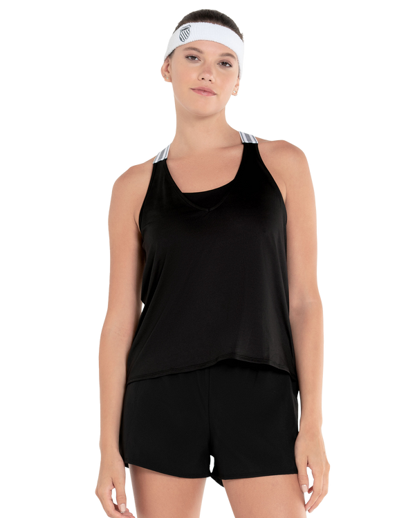 k swiss BRALETTE TANK BLACK