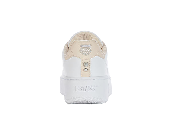 K Swiss CLASSIC PF PLATFORM WHITE/CREAM TAN/PEARL