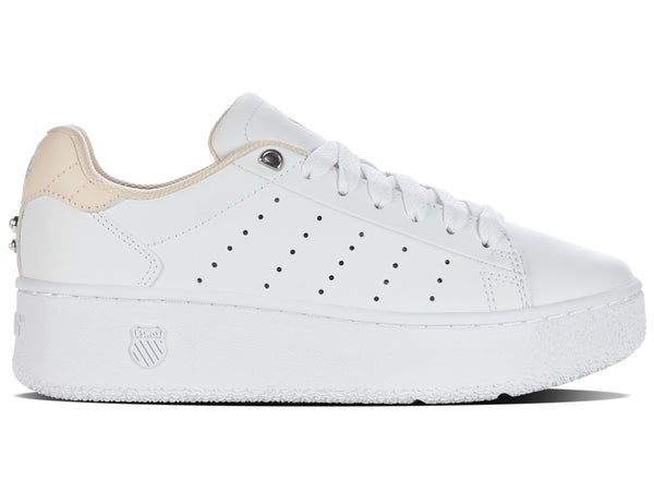 k swiss CLASSIC PF PLATFORM WHITE/CREAM TAN/PEARL