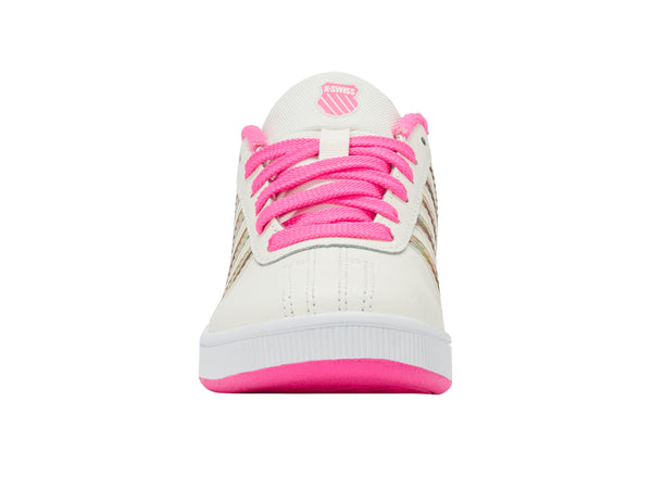 K Swiss CLASSIC PRO SNOW WHITE/HOT PINK/IRIDESCENT