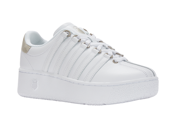 K Swiss CLASSIC VN PLATFORM WHITE/CHAMPAGNE GOLD