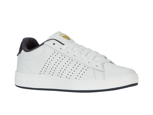K Swiss COURT BASE II BLANC/ASPHALT/DANDELION