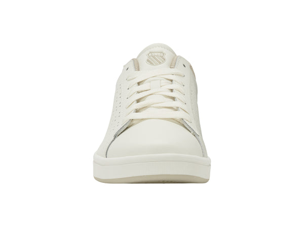 K Swiss COURT BASE II SNOW WHITE/LIGHT GRAY/PEYOTE