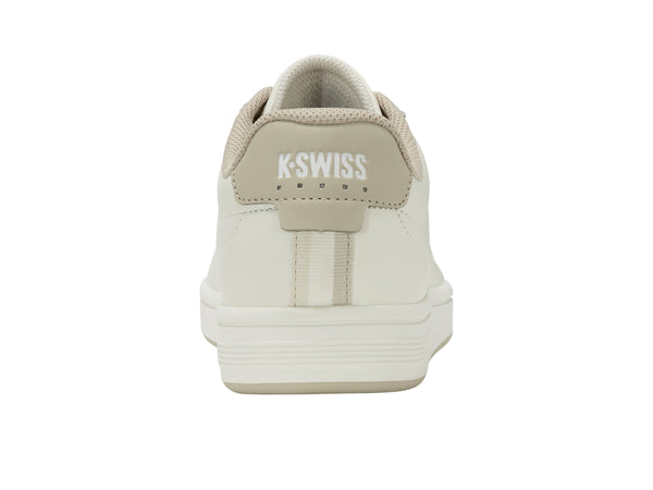 K Swiss COURT BASE II SNOW WHITE/LIGHT GRAY/PEYOTE