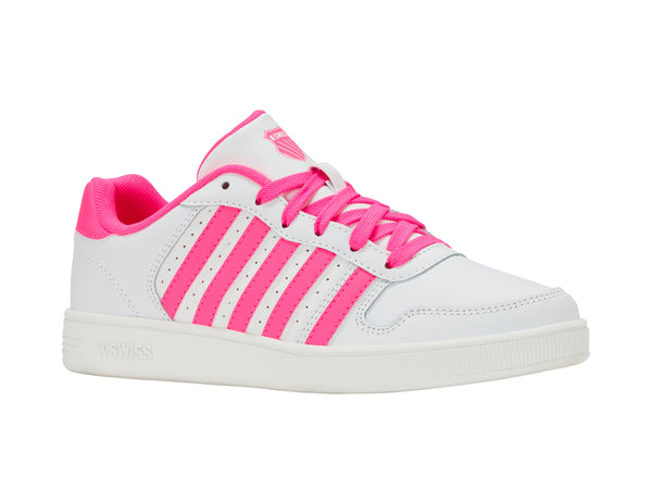 K Swiss COURT PALISADES WHITE/HOT PINK