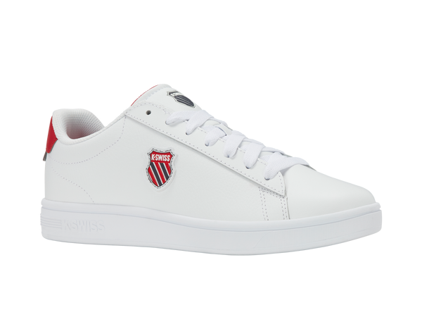 K Swiss COURT SHIELD II WHITE/PEACOAT/MARS RED