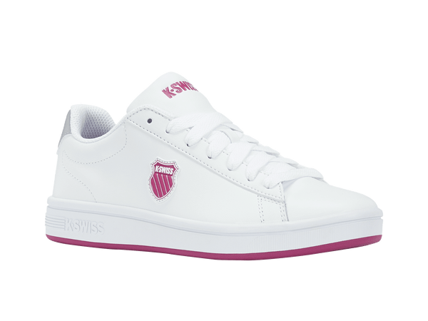K Swiss COURT SHIELD WHITE/FESTIVAL FUCHSIA/SILVER