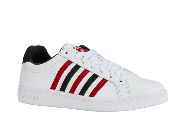 K Swiss COURT TIEBREAK WHITE/JESTER RED/BLACK