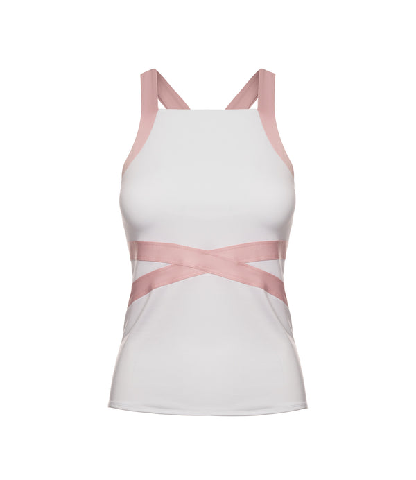 k swiss CRISS-CROSS TANK WHITE