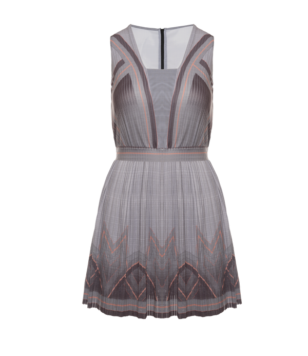 k swiss DEEP V PLEATED DRESS ASPHALT