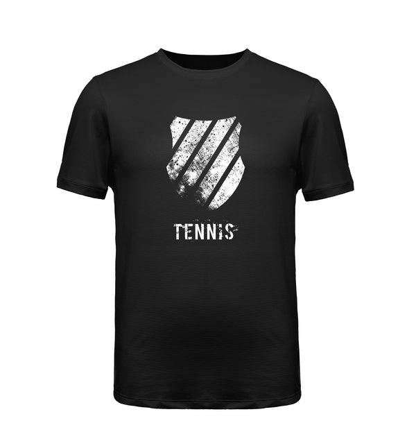 k swiss DISTRESSED LOGO S/S BLACK